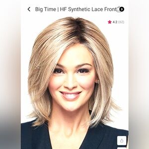 Big Time by Raquel Welch Rooted platinum blonde 1923SS